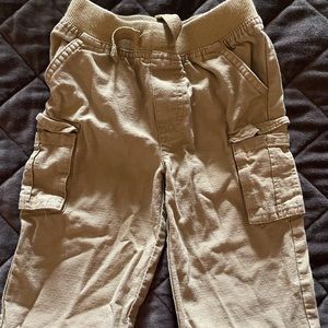 Drawstring khaki pants with soft waistband